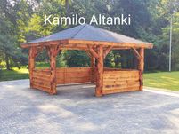 Altanka z bala Altana Altanki Altany Ogrodowa