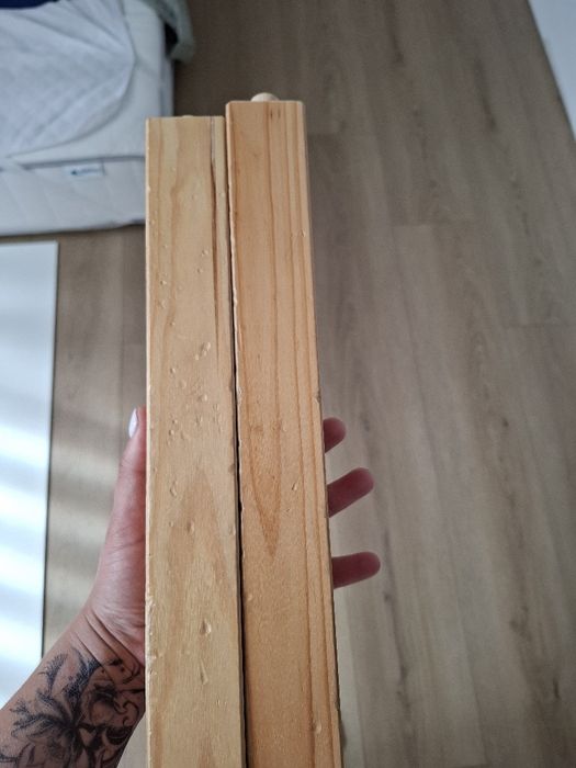 Łóżko Kura 90x200 baldachim, materac i organizer