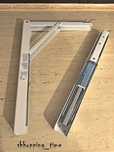 Wspornik składany Form Squiz 400mm biały Castorama GoodHome