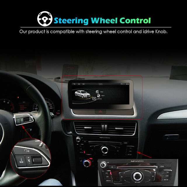 Auto-rádio 12.3" android 14 Audi Q5 2009 a 2016