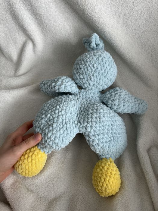 Ręcznie szydełkowana kaczka