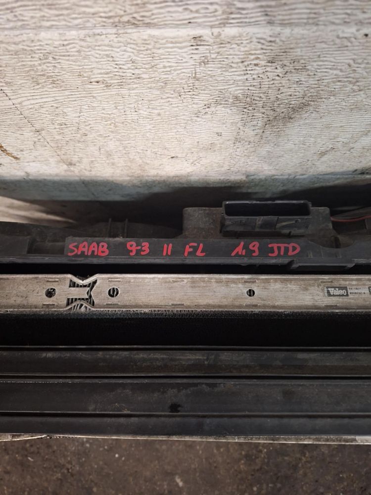Chłodnice SAAB 9-3 II Lift wentylatory Aero 1.9 180 KM intercooler