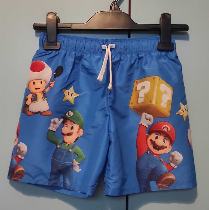 Szorty kąpielowe Mario H&M rozmiar 122/128 cm