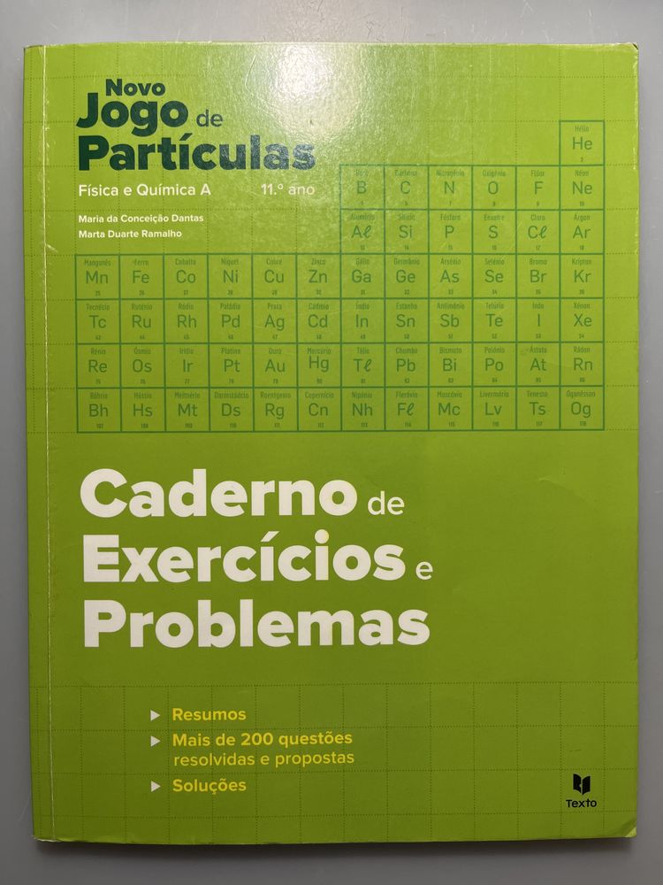 Manual Química 11° Ano + Caderno de Exercícios e de Laboratório