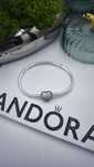Bransoletka 18 cm do charms Pandora serduszko cyrkonie s925