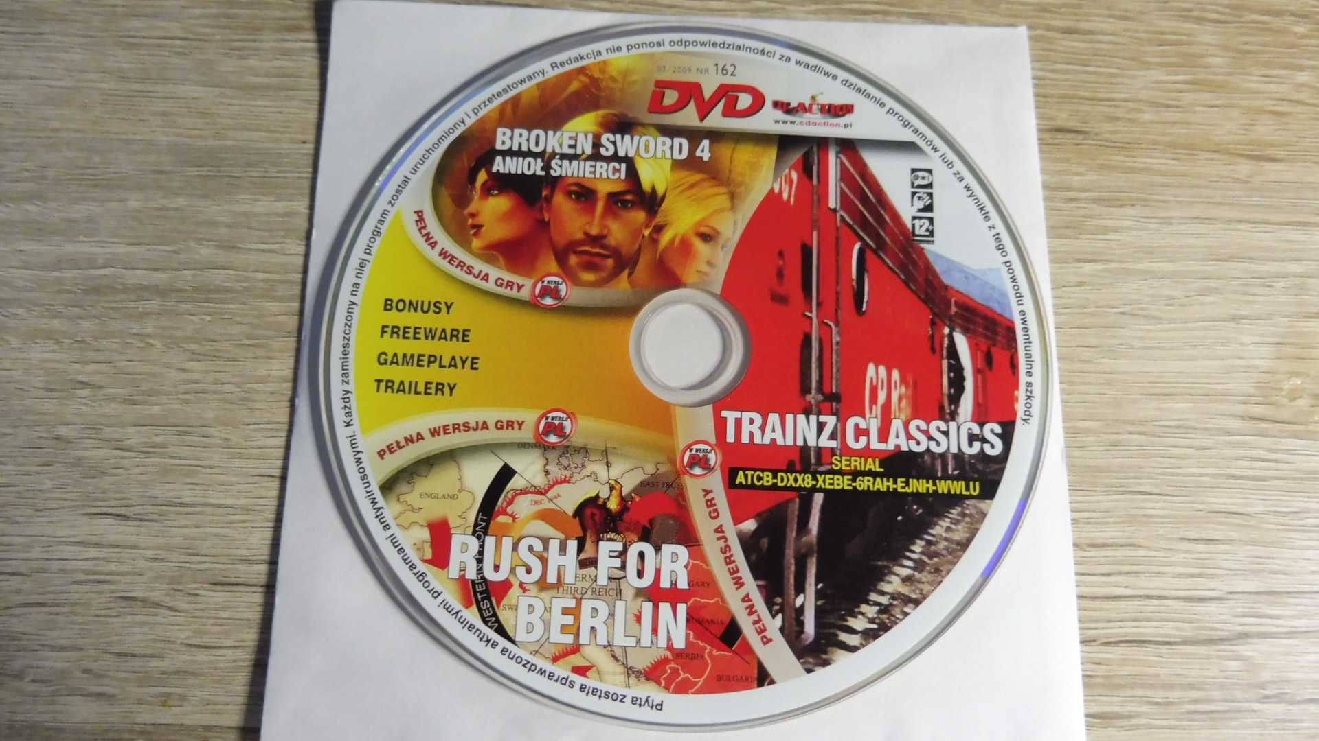 CD Action 03/2009 (162) - Broken Sword 4, Rush For Berlin, Trainz