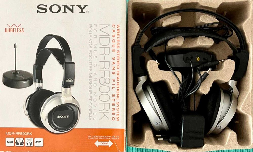 Auscultadores Fones de Ouvido sem fios Sony MDR-RF800RK