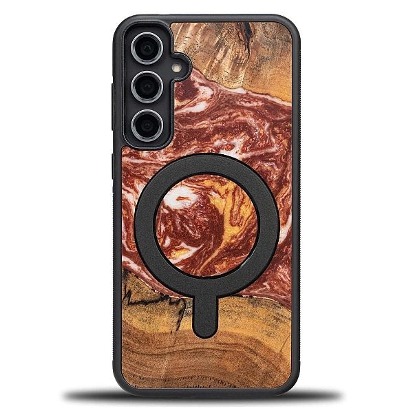 Etui Bewood Unique MagSafe Mars z drewna i żywicy na Samsung Galaxy S2