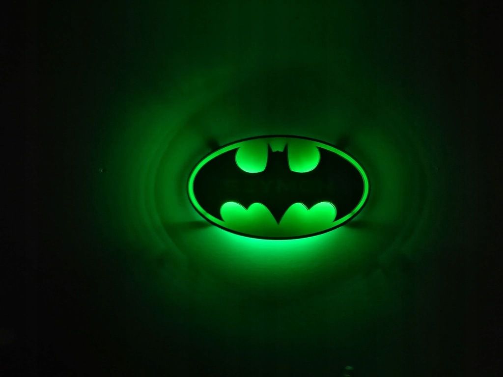 Lampka nocna BATMAN na ścianę dla dziecka LED IMIĘ