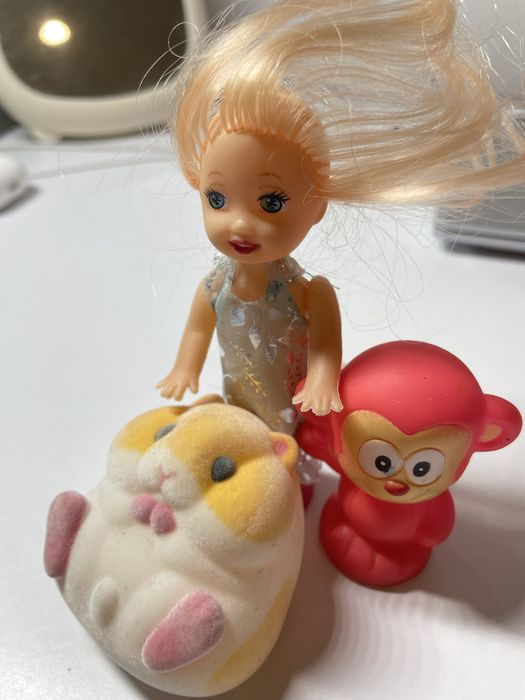 Мʼякі іграшки антистрес уточка лалафанфан тигр ляльки Pop It