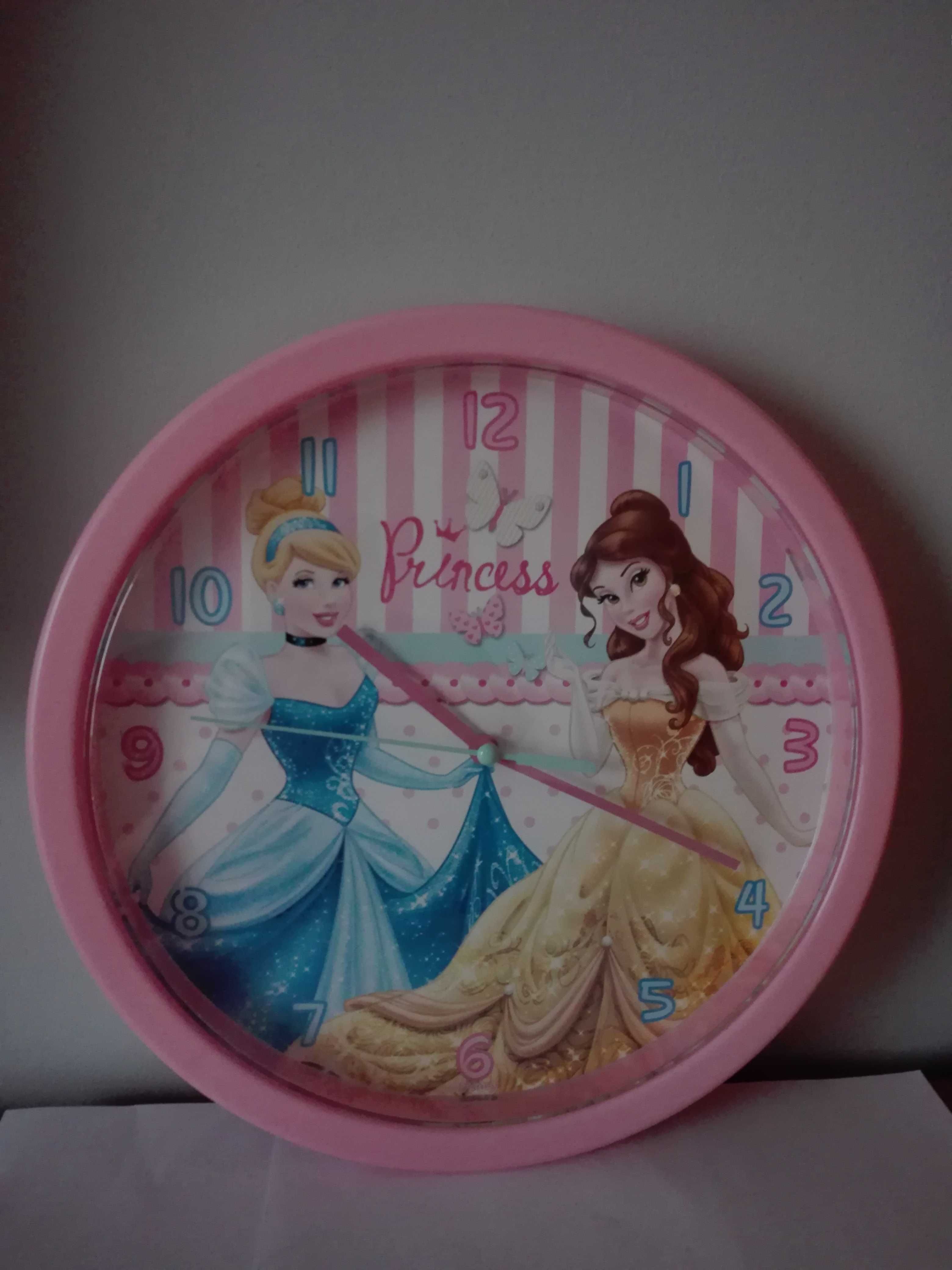 Zegar ścienny Disney 25x25cm  Princess