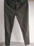 Spodnie damskie zielone Super Skiny, Denim Co
