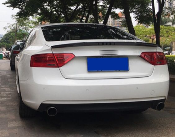 Audi A5 8T8 Lotka Spoiler Dokładka M4 Look Czarny Połysk