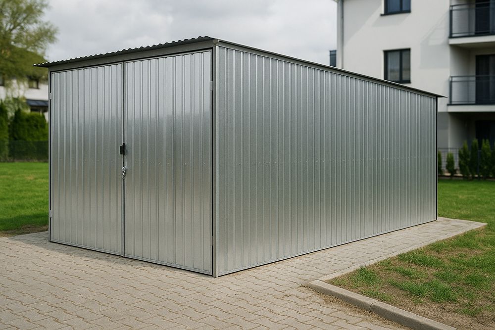 Garaż blaszany. 3x5m Garaż/ schowek.