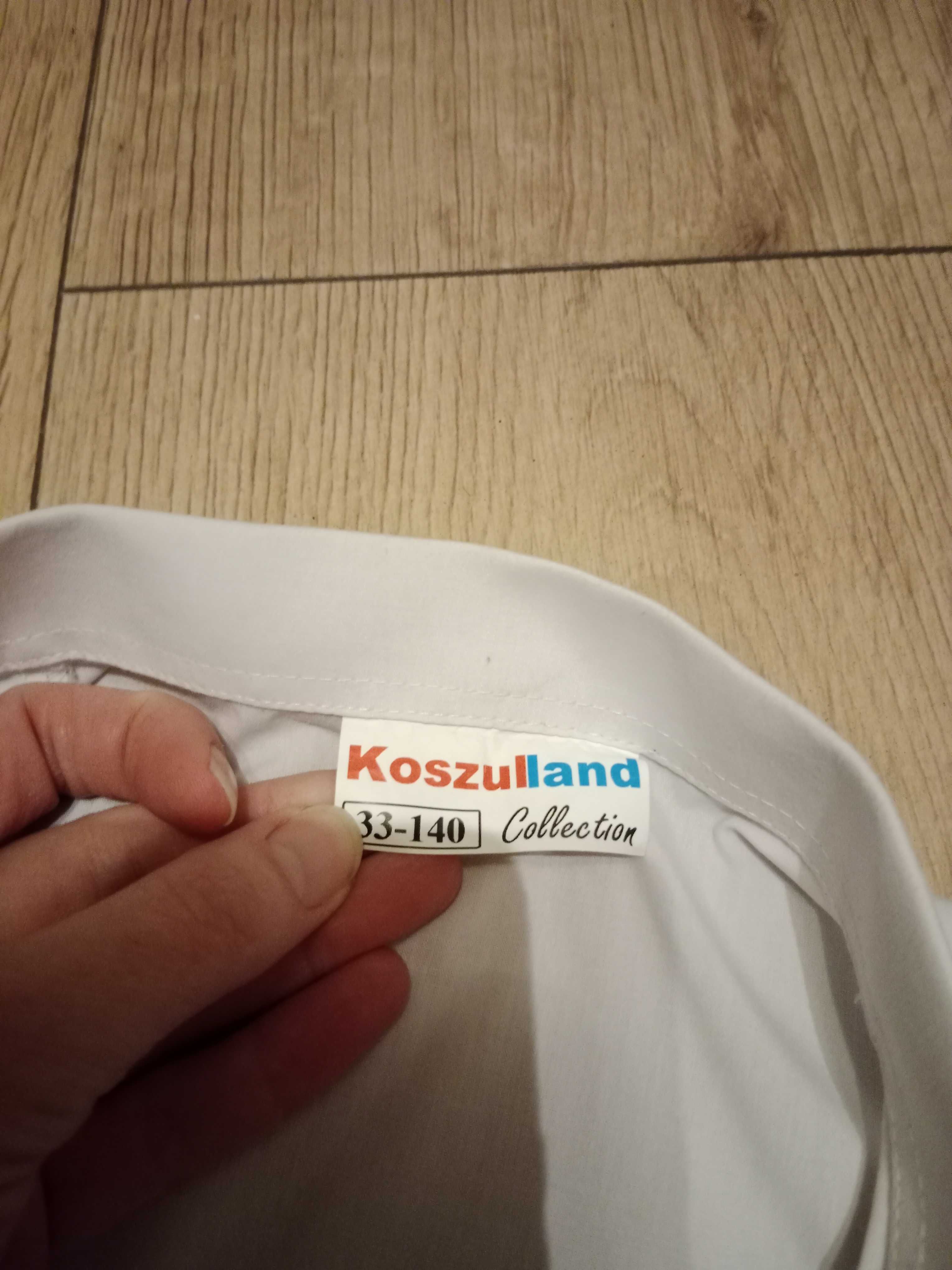Biała koszula dla chłopca 140