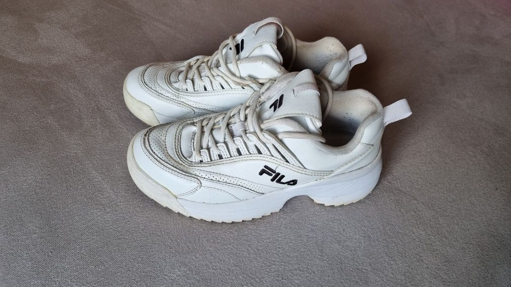 Białe buty Adidasy  Fila r 37