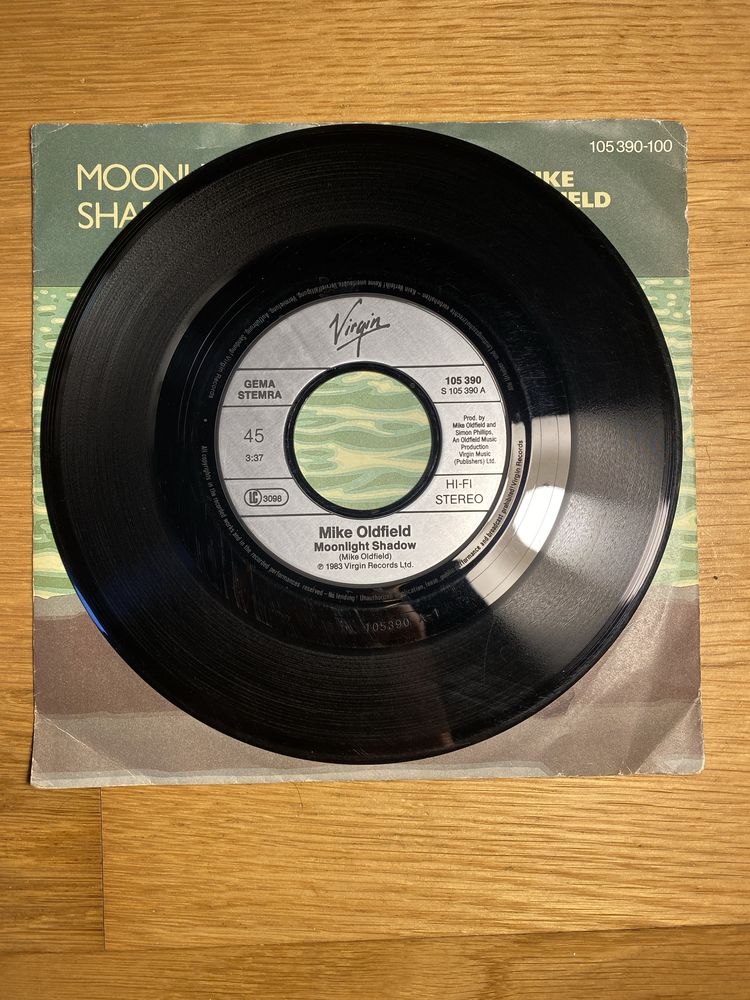 Mike Oldfield - Moonlight Shadow Winyl/Lp