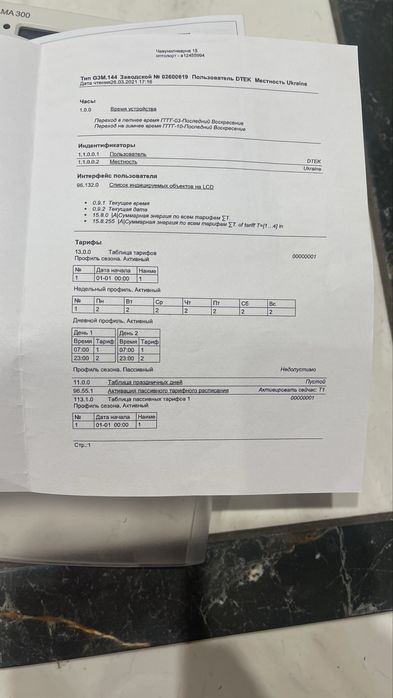 Електролічильник двузонний GAMA 300 G3M