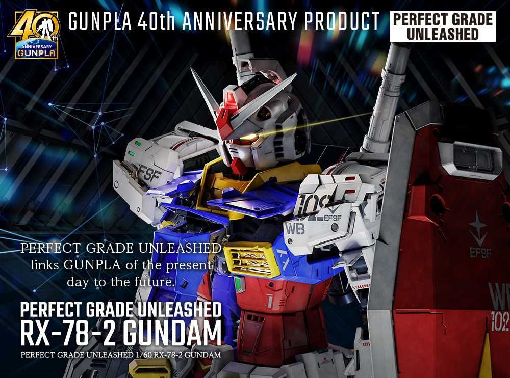 Bandai GUNDAM RX-78-2 PG Perfect Grade Unleashed Model Kit Gunpla