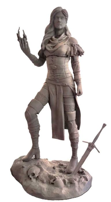 Yennefer from The Witcher rpd dnd  wydruk 12k wys 200 mm