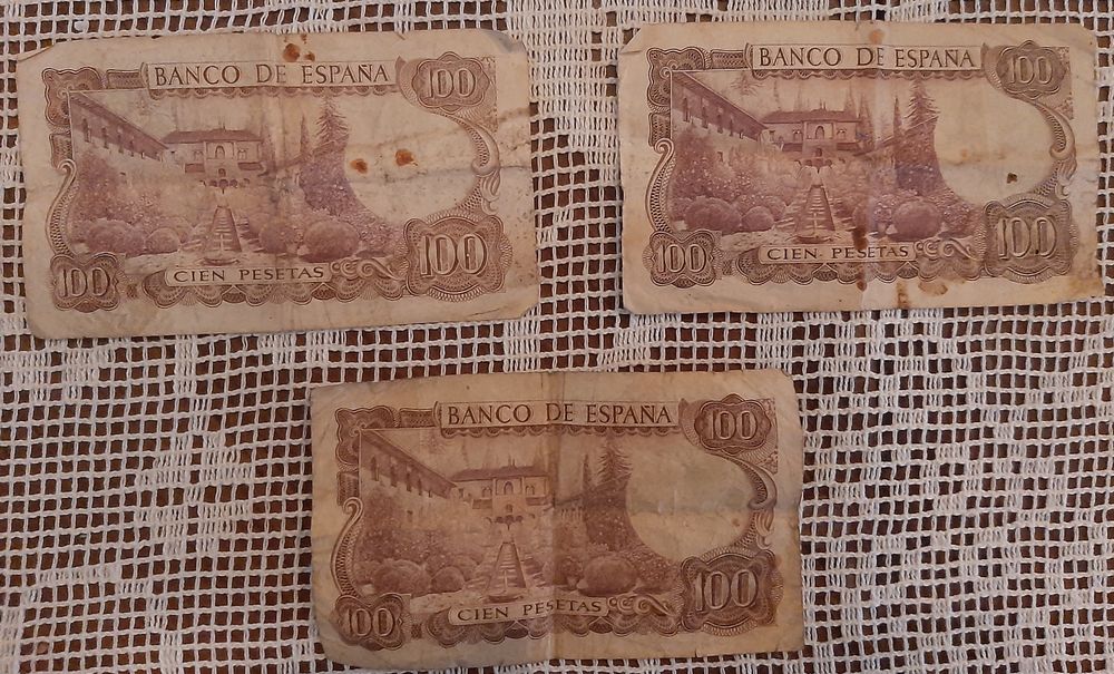 Nota de 100 pesetas Espanha-1970