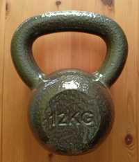 Kettlebell żeliwny 12 kg odważnik hantla