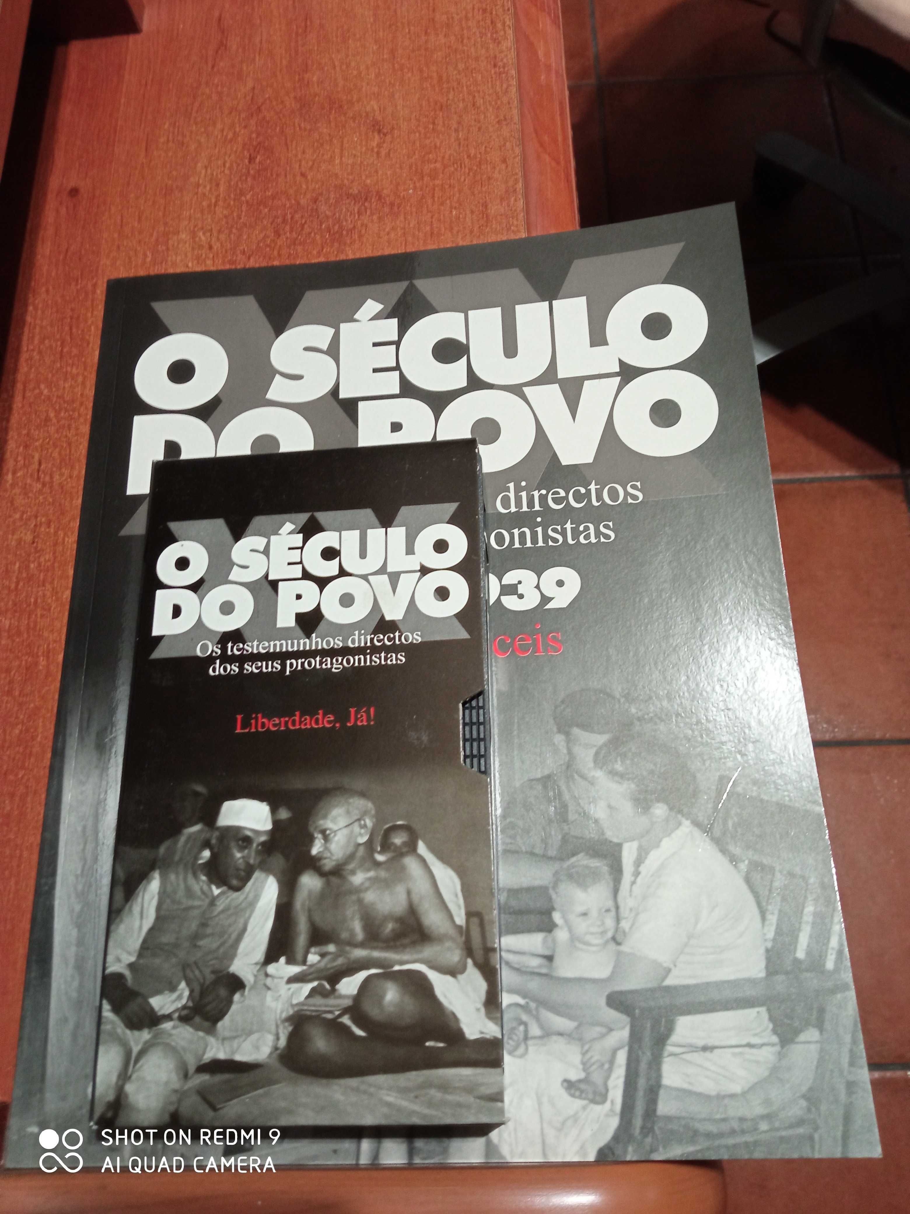 Coleção completa Ediclube, O Século do Povo - Livros + DVD's