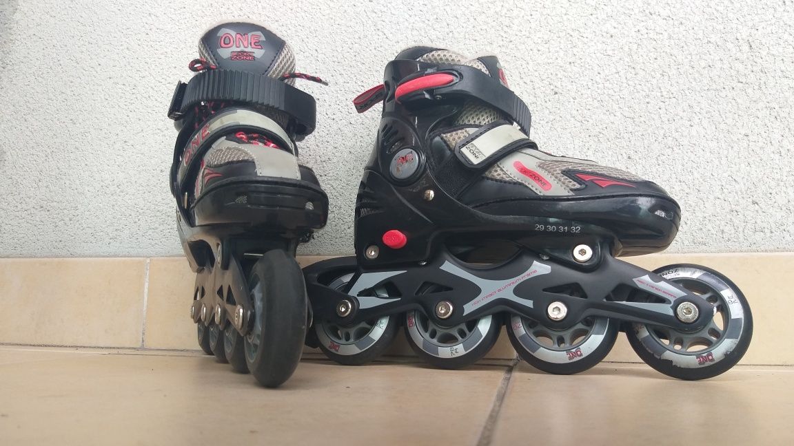 2 Pares de Patins em linha de criança