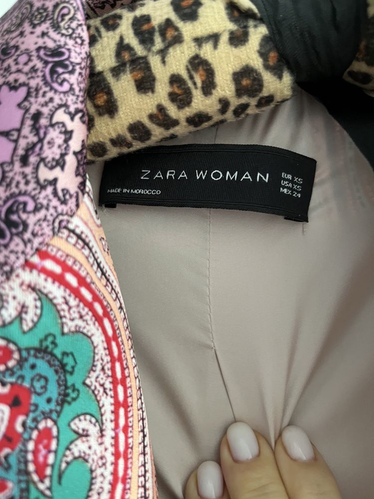 Piękna sukienka/marynarka ZARA basic wzór paisley