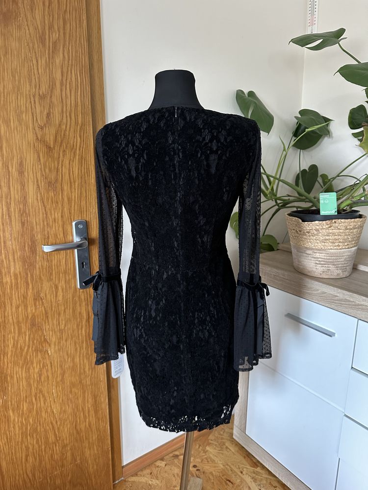 Dana Collection 38 M sukienka nowa czarna wizytowa mała czarna