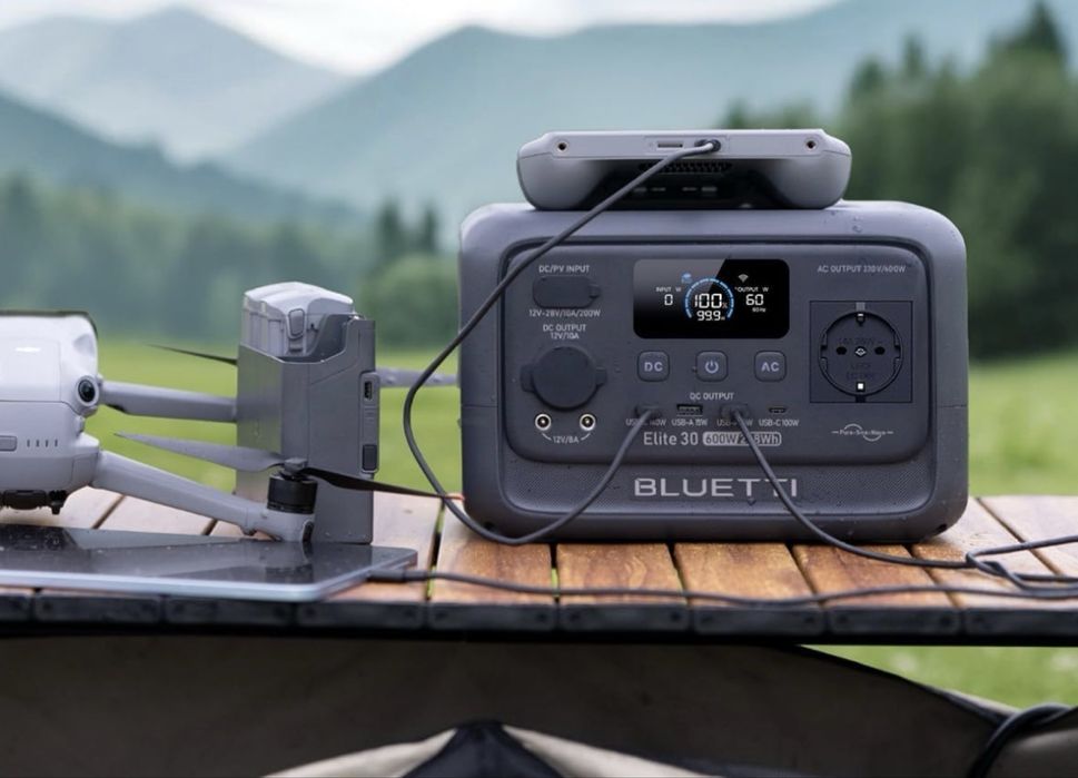 Bateria de 288Wh e inversor de 600W