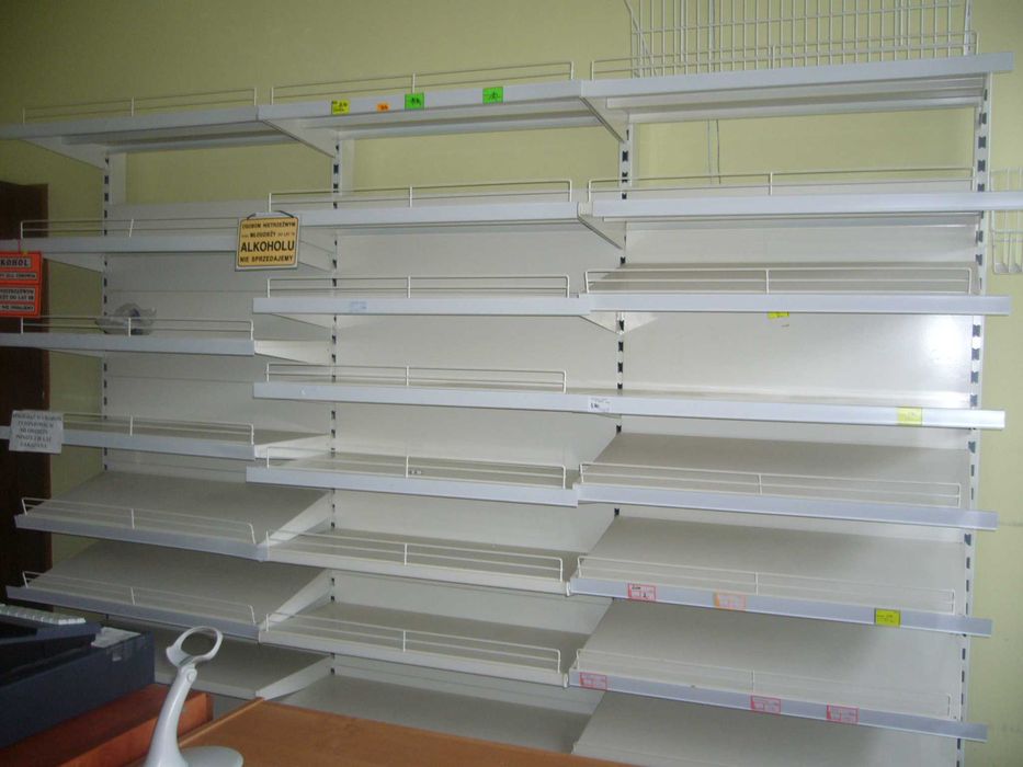 Regały magazynowe sklepowe