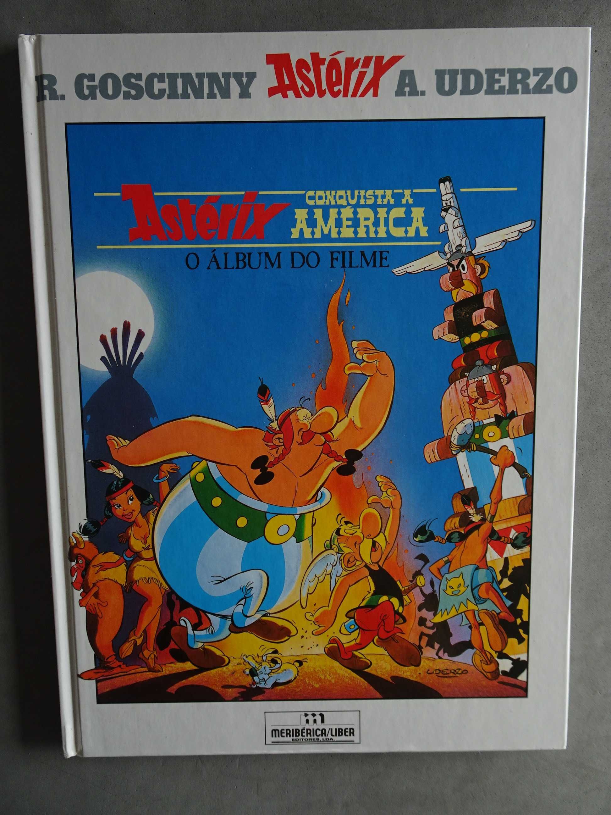 Livro Meribérica - Astérix - conquista américa (capa dura)
