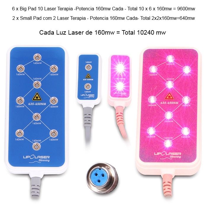Lipo Laser 160MW + Cavitação Unoisetion 5 EM 1 - RF SMART 3D