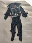 Strój ninja czarny r. 134