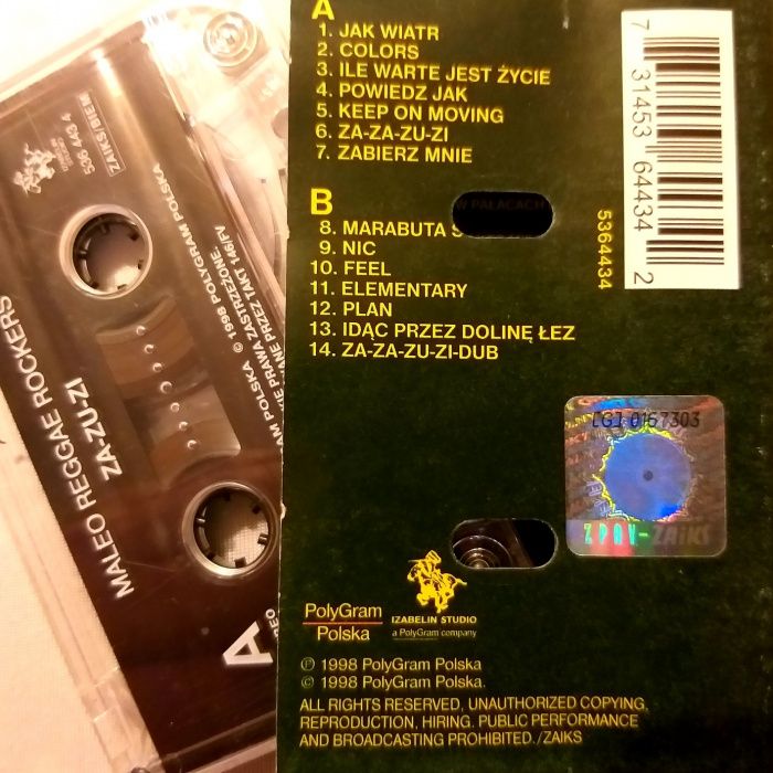 Mc Maleo Reggae Rockers Za Zu Zi 1998r