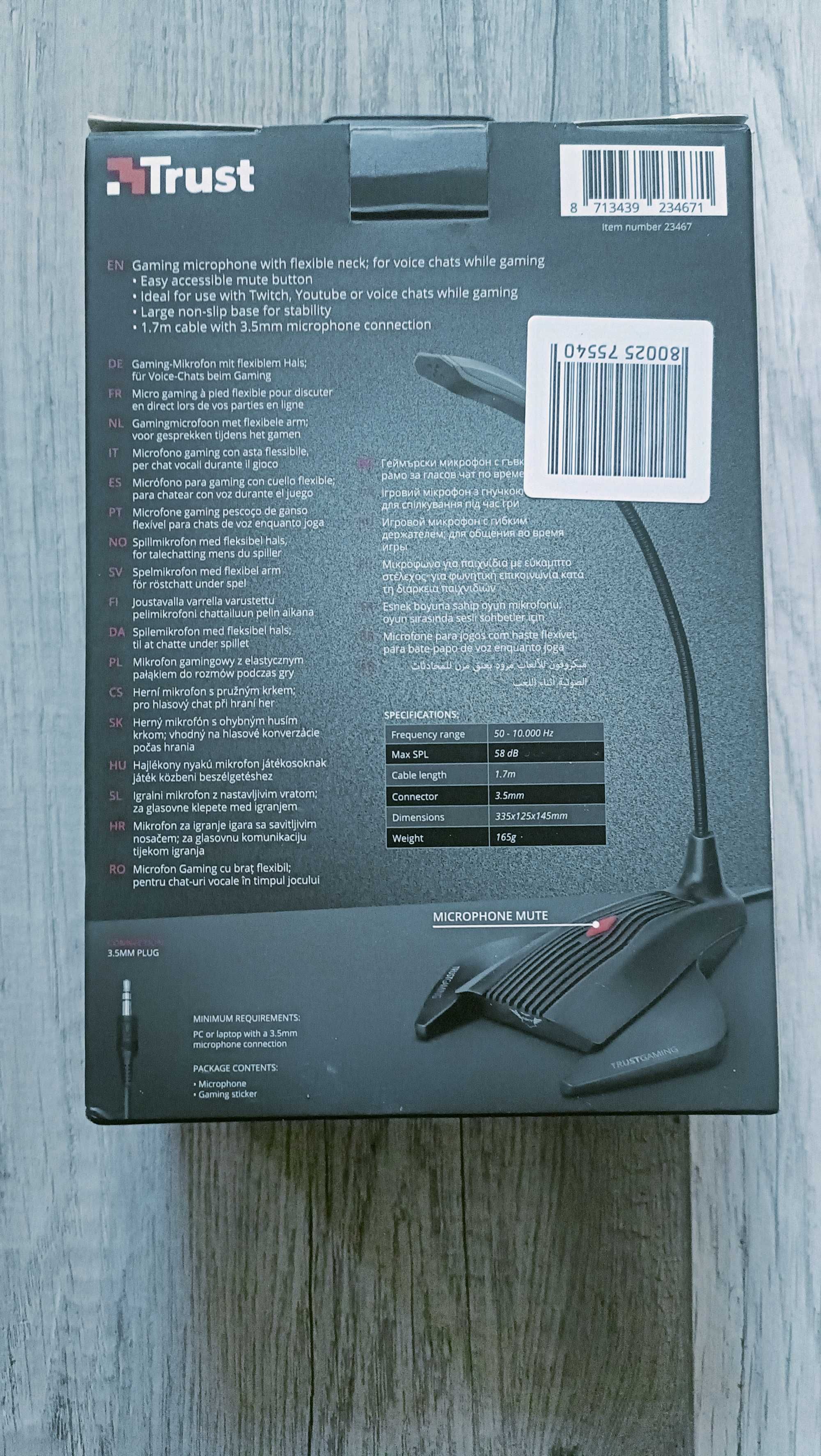Mikrofon Trust Nepa GXT 239