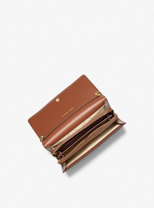 Женская сумочка Michael Kors Jet Set Large Leather Crossbody Bag