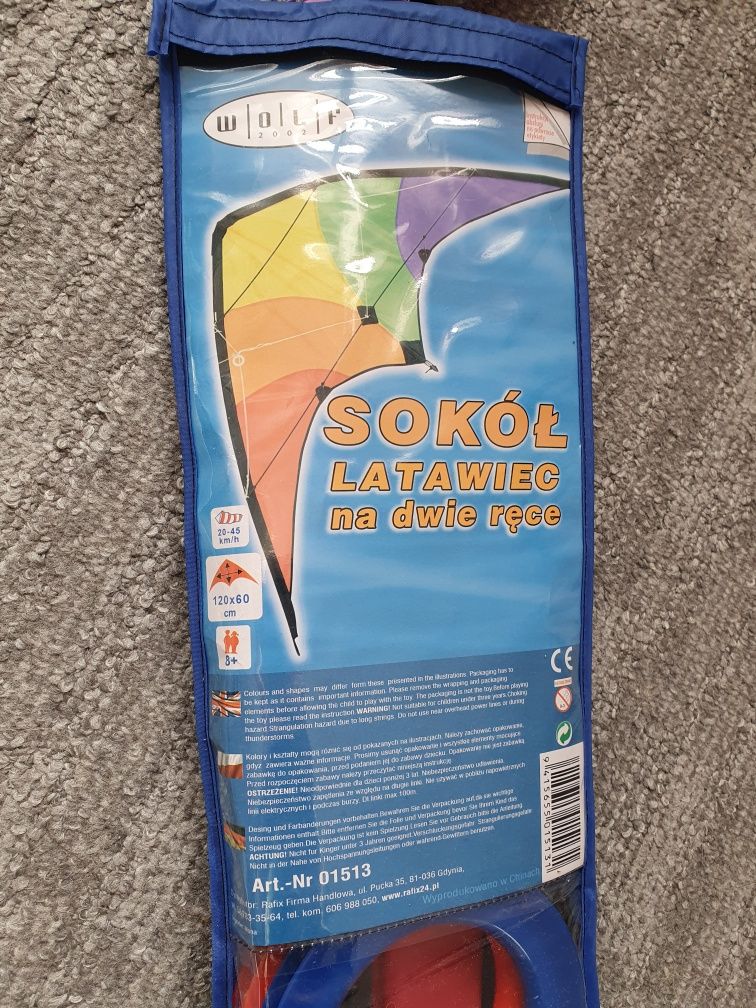 Latawiec Sokół na dwie ręce