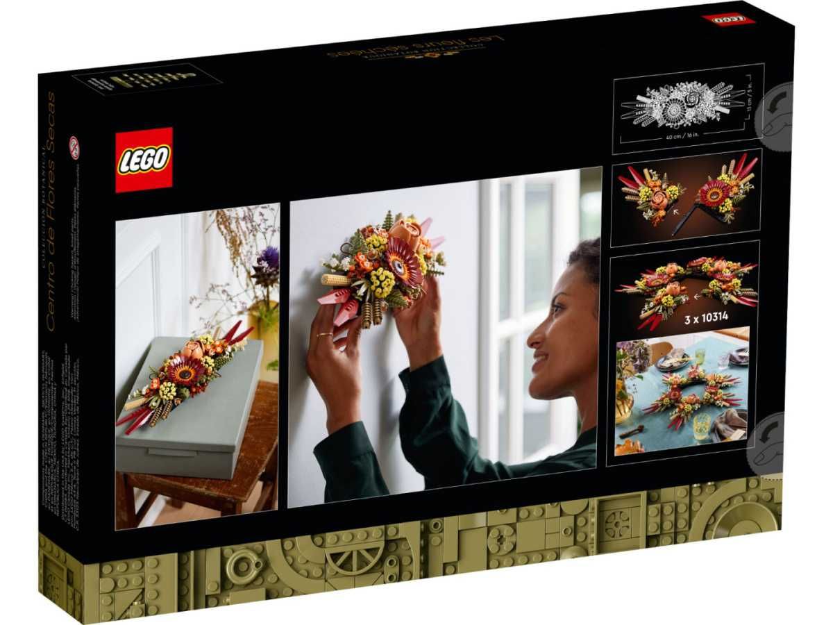 LEGO 10314 ICONS Stroik z suszonych kwiatów