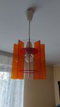 Żyrandol, lampa żyłkowa PRL lata 70-te