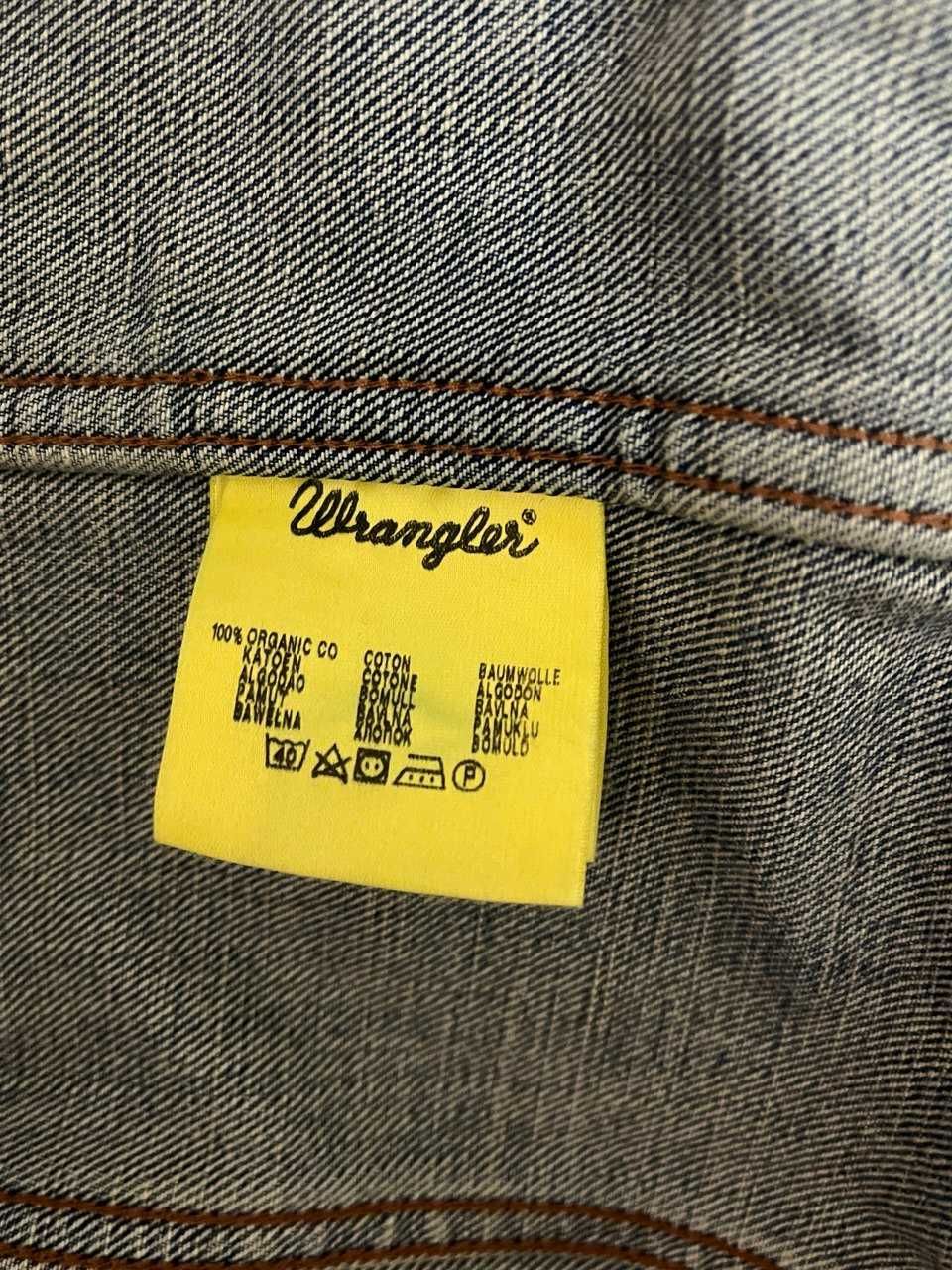 Джинсова куртка Wrangler Розмір L Нова чоловіча поторочена / зістарена