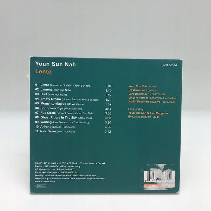 cd - youn sun nah - lento