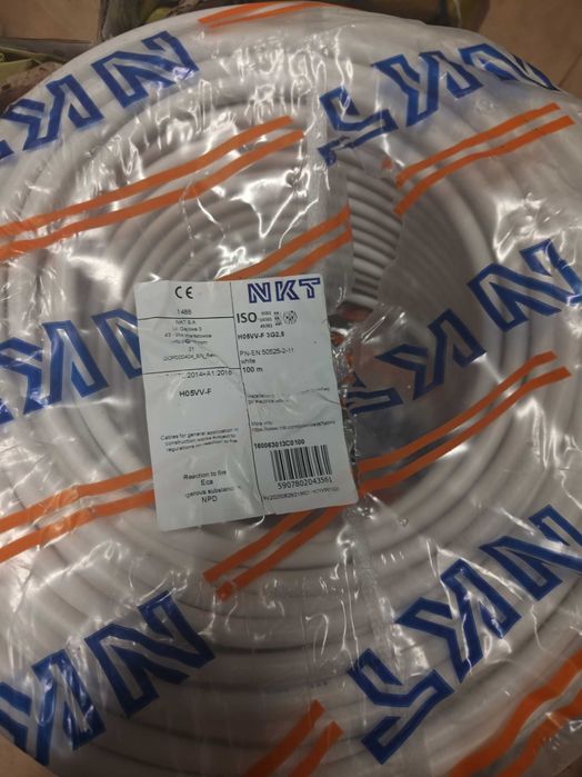 Przewód elektryczny kabel linka 3x2.5 NKT.