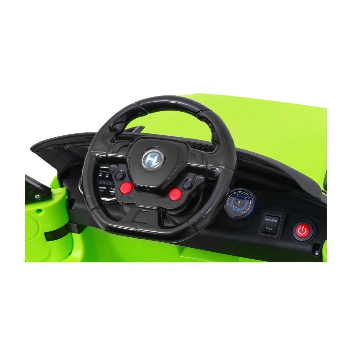 Autko Start Run na akumulator, Zielony SUV + Pilot