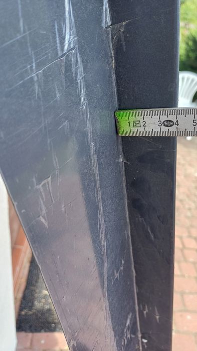 Błacha na okucie murku, daszku, kalenica