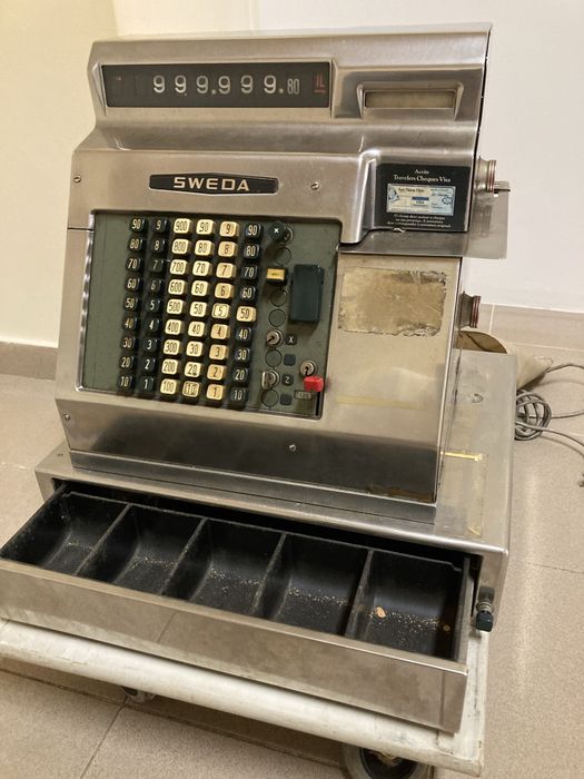 Caixa registadora vintage