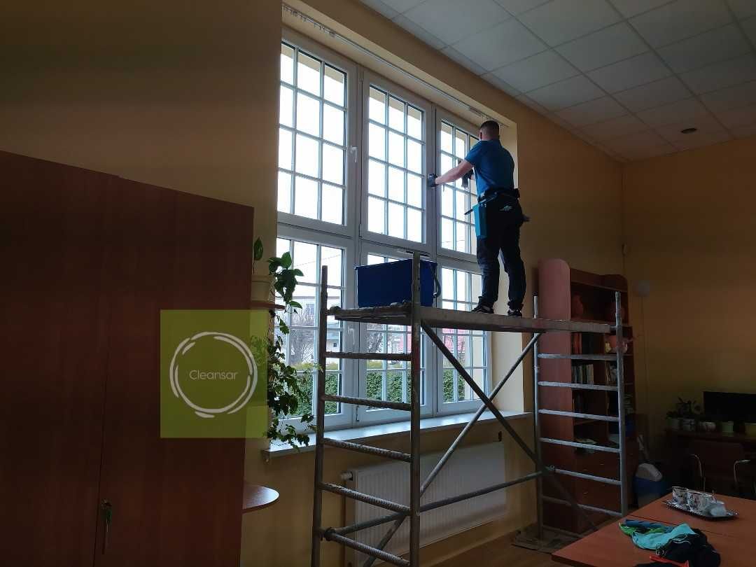Firma Sprzątająca mycie okien, kostki brukowej, podłóg, wywóz odpadów