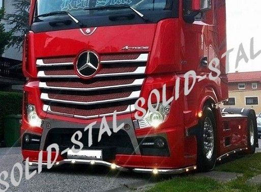Orurowanie DOLNE / POD ZDERZAK Mercedes Actros Mp4 Euro 6 ( 3 części )