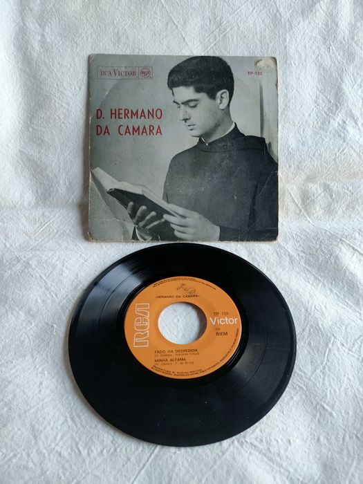 Disco Vinil - Single D. Hermano da Câmara - Fado da Despedida